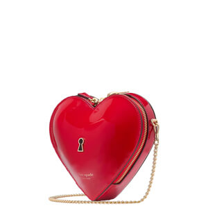 Kate Spade Key To My Heart Patent Leather 3d Micro Crossbody